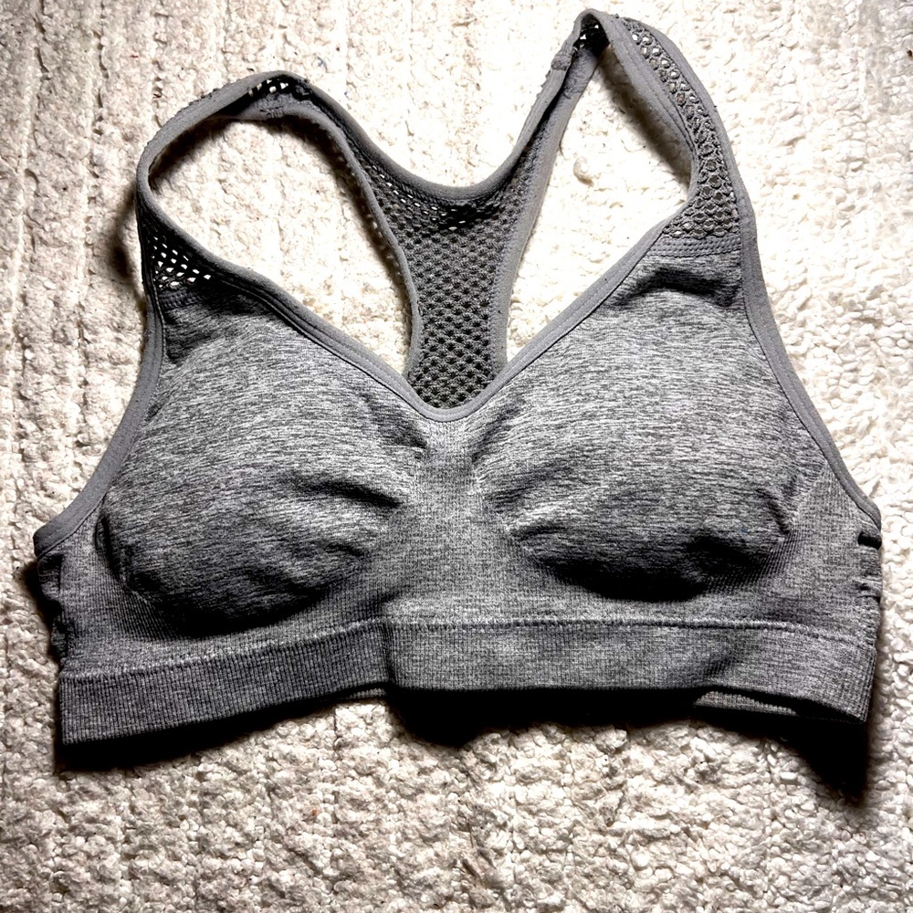 Sports Bra Gray Size Medium